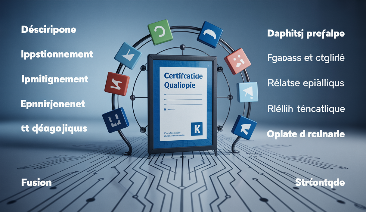 Illustration de la certification Qualiopi renforçant l'innovation pédagogique